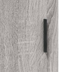 Armadietto a Muro Grigio Sonoma 60x31x70cm in Legno Multistrato
