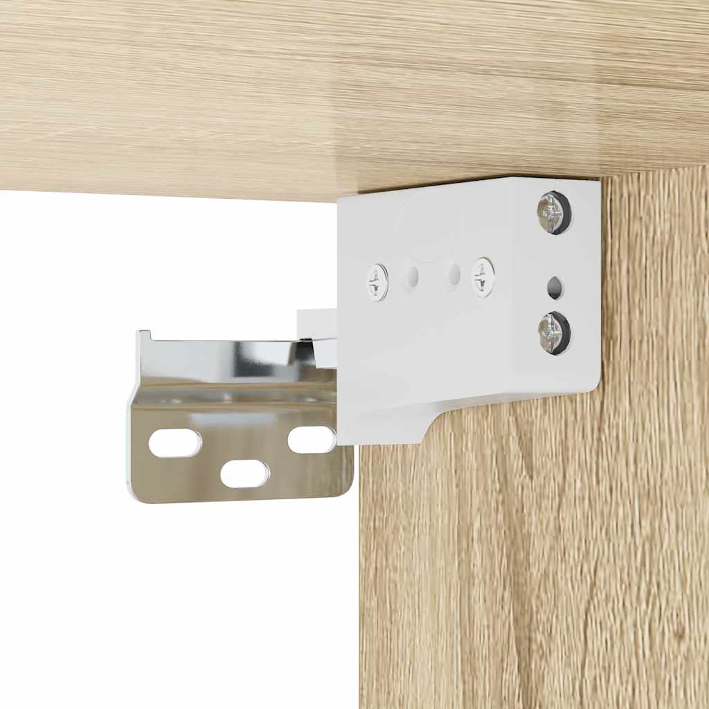 Armadietto a Muro Rovere Sonoma 60x31x70 cm Legno Multistrato