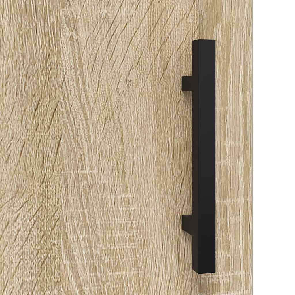 Armadietto a Muro Rovere Sonoma 60x31x70 cm Legno Multistrato