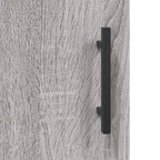 Armadietto a Muro Grigio Sonoma 60x31x70cm in Legno Multistrato