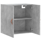 Mobile a Parete Grigio Cemento 60x31x60 cm in Legno Multistrato