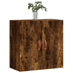 Armadietto a Muro Rovere Fumo 60x31x60 cm in Legno Multistrato