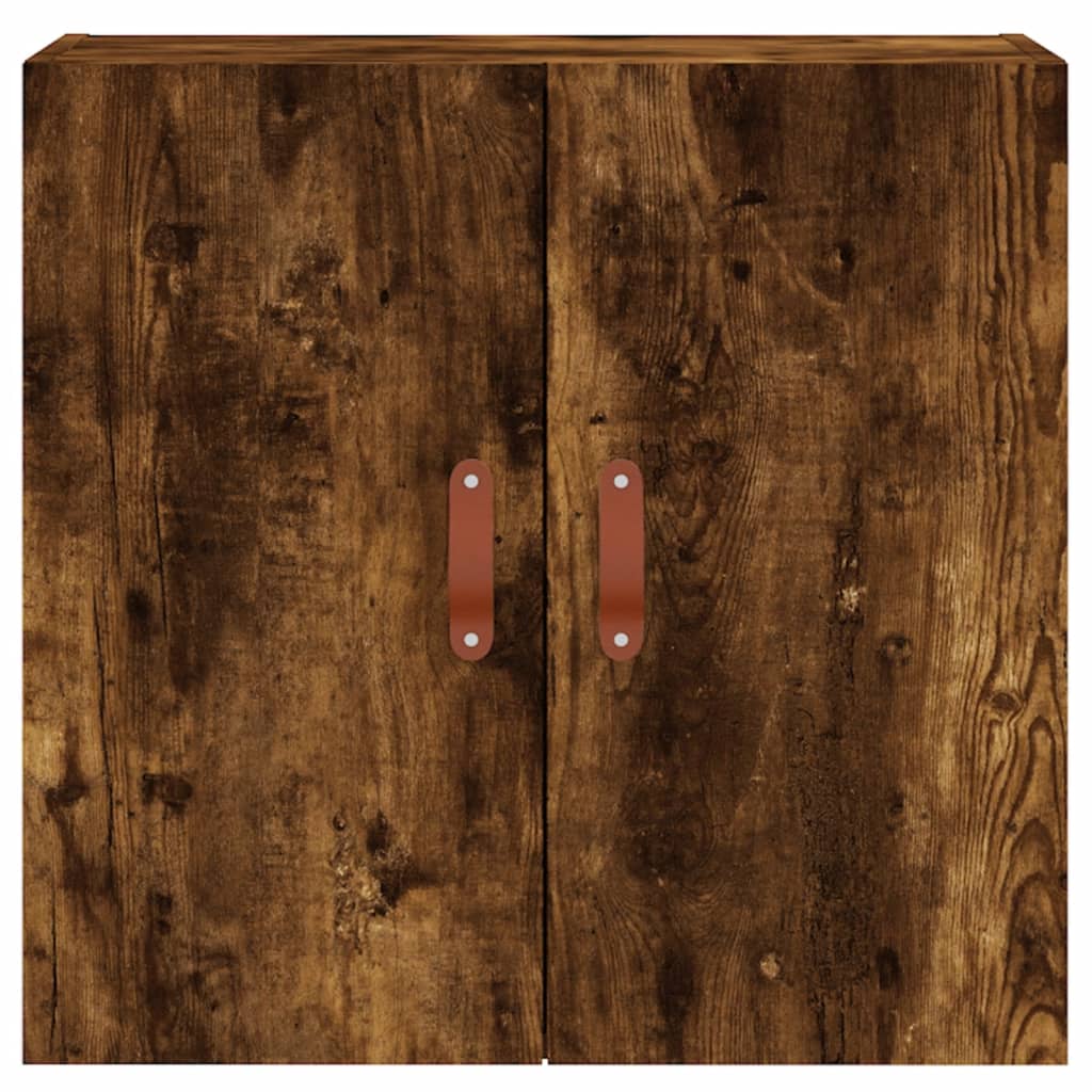Armadietto a Muro Rovere Fumo 60x31x60 cm in Legno Multistrato