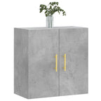 Mobile a Parete Grigio Cemento 60x31x60 cm in Legno Multistrato