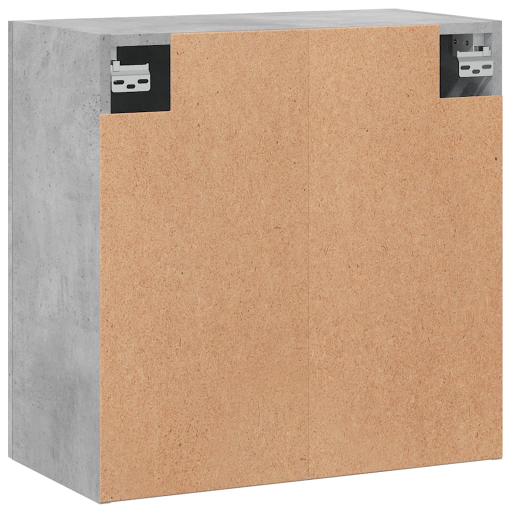 Mobile a Parete Grigio Cemento 60x31x60 cm in Legno Multistrato