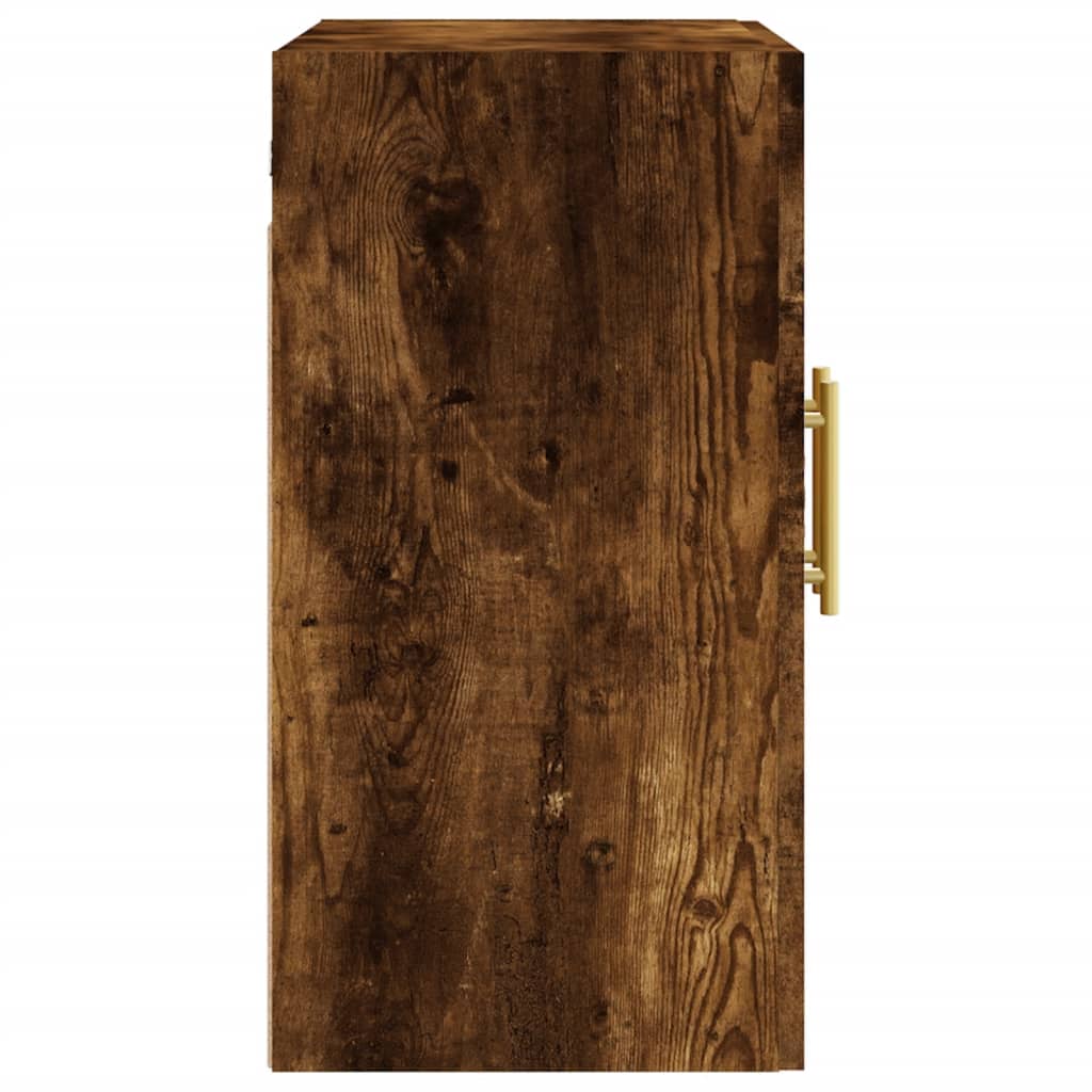Armadietto a Muro Rovere Fumo 60x31x60 cm in Legno Multistrato