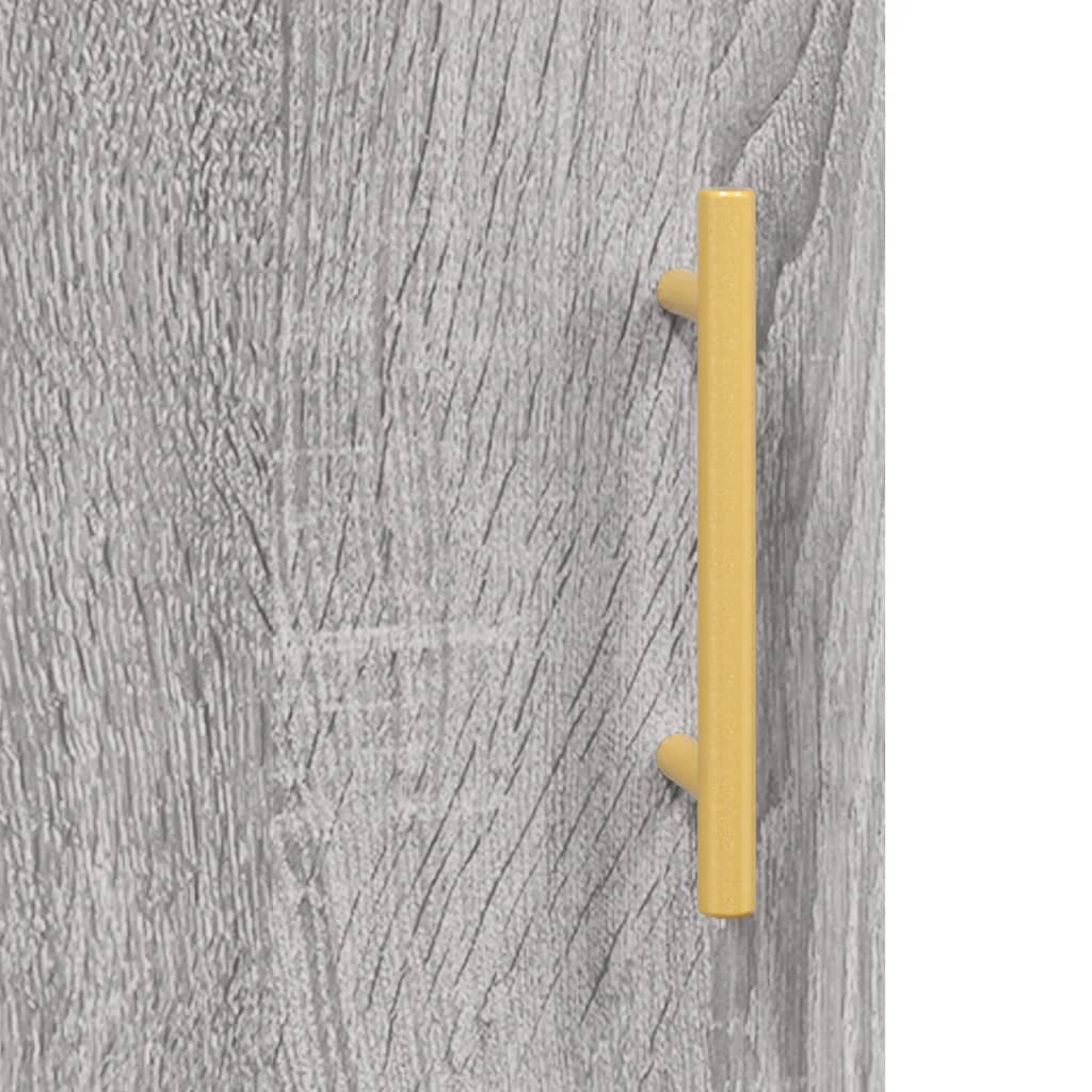 Mobile Pensile Grigio Sonoma 60x31x60 cm in Legno Multistrato