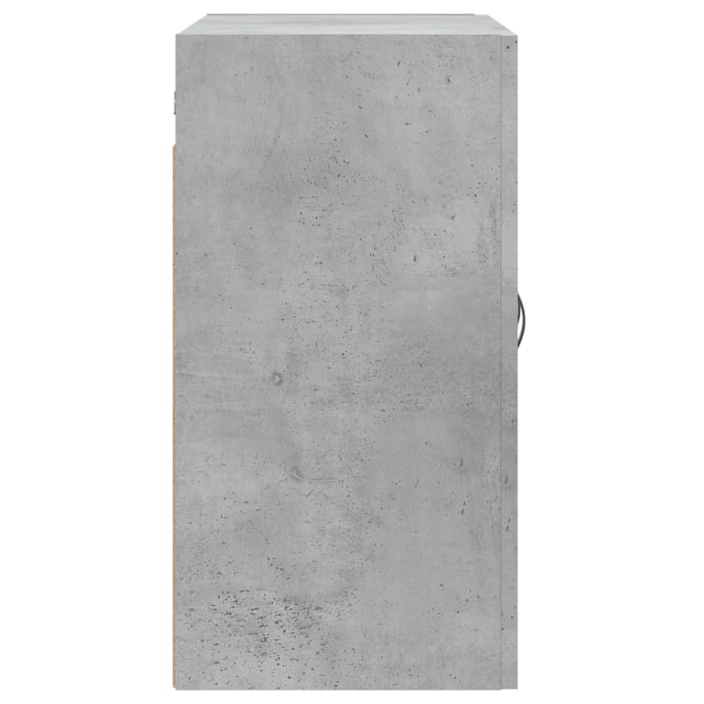 Mobile a Parete Grigio Cemento 60x31x60 cm in Legno Multistrato