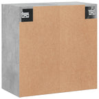 Mobile a Parete Grigio Cemento 60x31x60 cm in Legno Multistrato