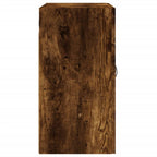 Armadietto a Muro Rovere Fumo 60x31x60 cm in Legno Multistrato
