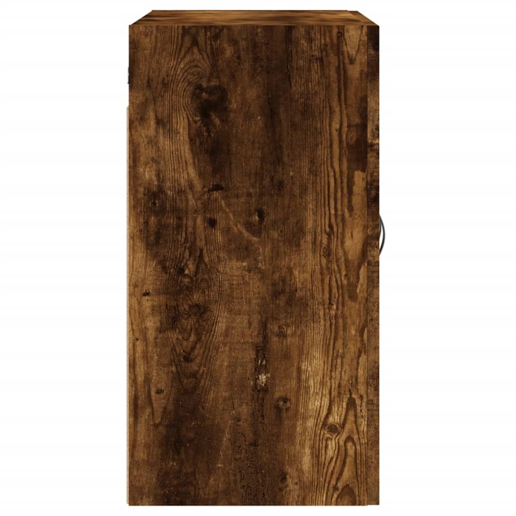 Armadietto a Muro Rovere Fumo 60x31x60 cm in Legno Multistrato