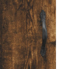 Armadietto a Muro Rovere Fumo 60x31x60 cm in Legno Multistrato
