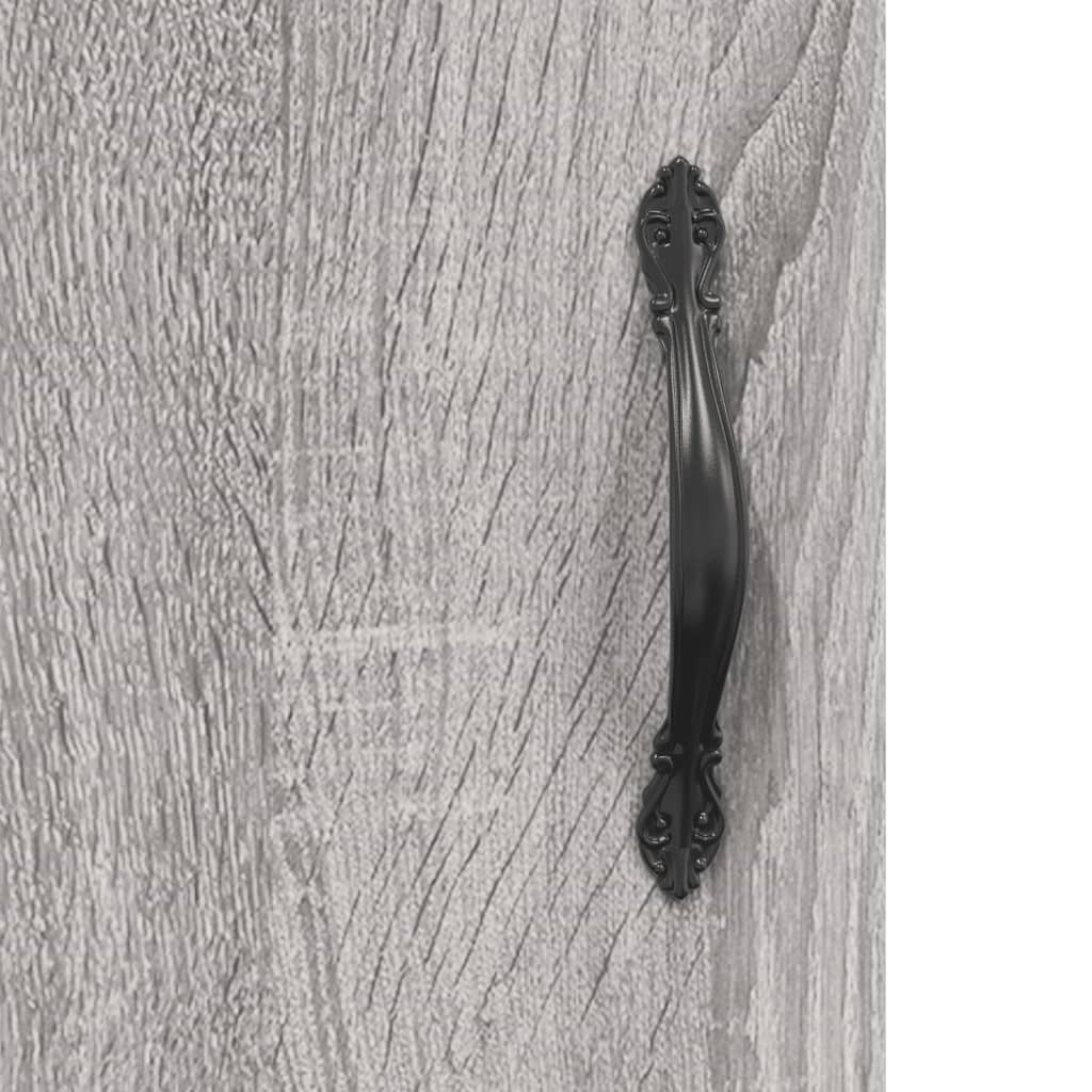 Mobile Pensile Grigio Sonoma 60x31x60 cm in Legno Multistrato