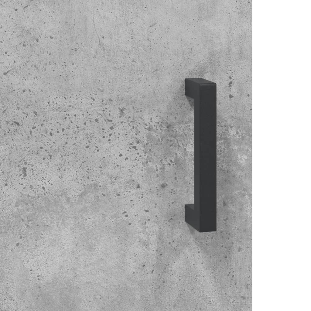 Mobile a Parete Grigio Cemento 60x31x60 cm in Legno Multistrato