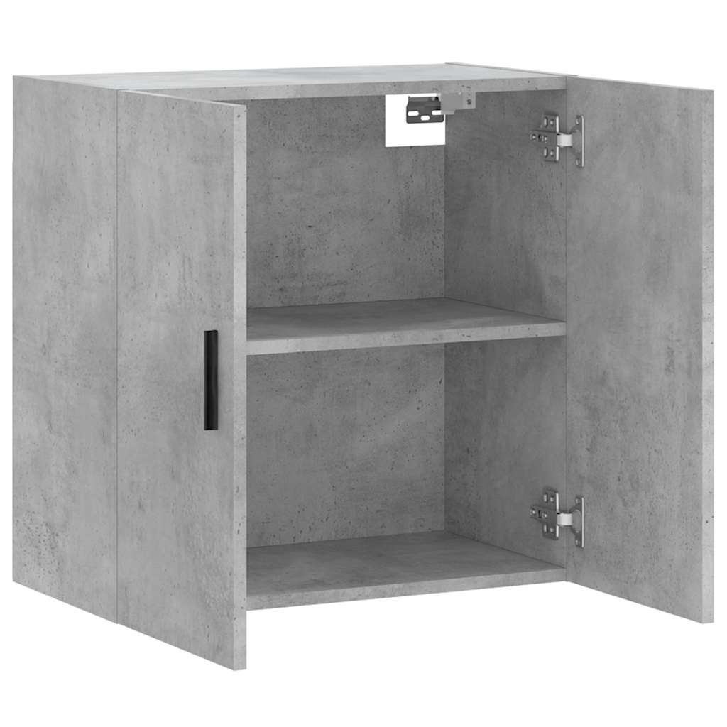 Mobile a Parete Grigio Cemento 60x31x60 cm in Legno Multistrato