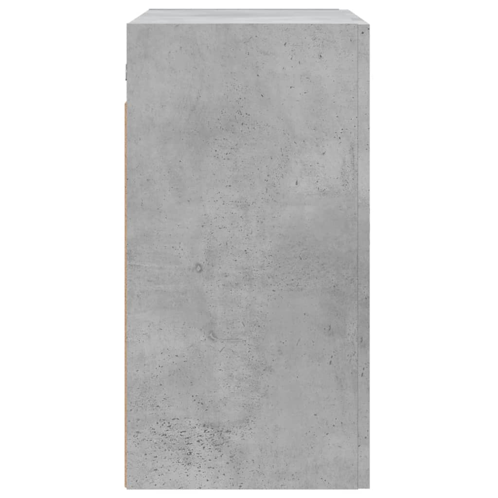 Mobile a Parete Grigio Cemento 60x31x60 cm in Legno Multistrato
