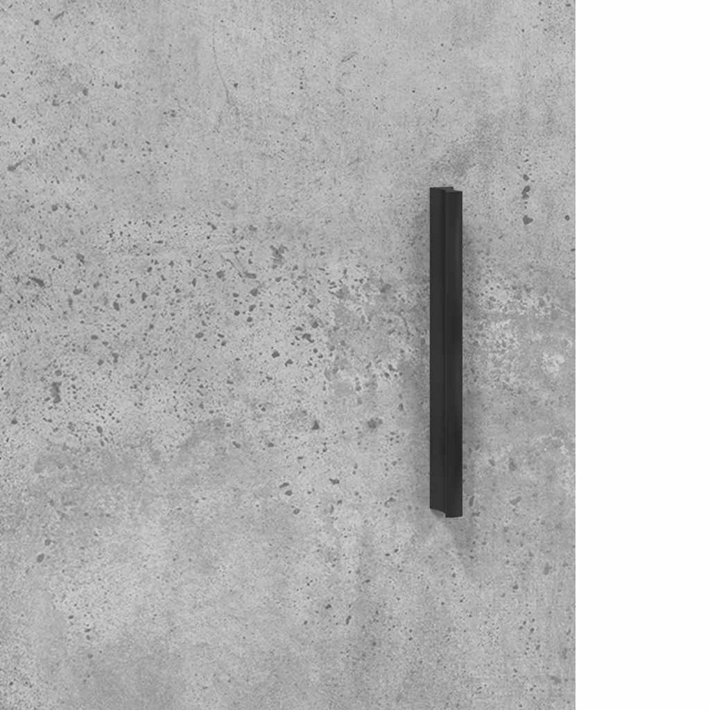 Mobile a Parete Grigio Cemento 60x31x60 cm in Legno Multistrato