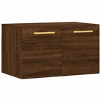 Mobile a Parete Rovere Marrone 60x36,5x35 cm Legno Multistrato