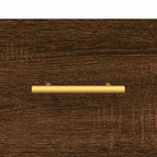Mobile a Parete Rovere Marrone 60x36,5x35 cm Legno Multistrato