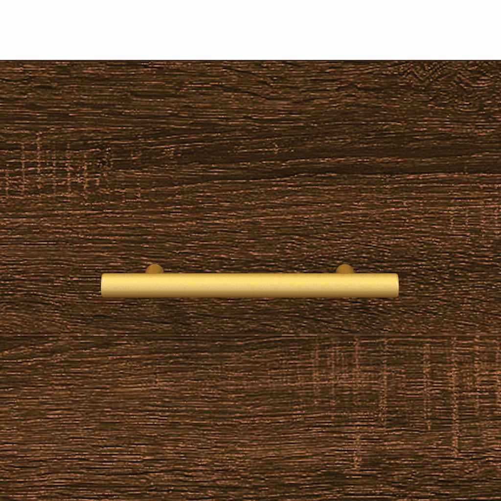 Mobile a Parete Rovere Marrone 60x36,5x35 cm Legno Multistrato