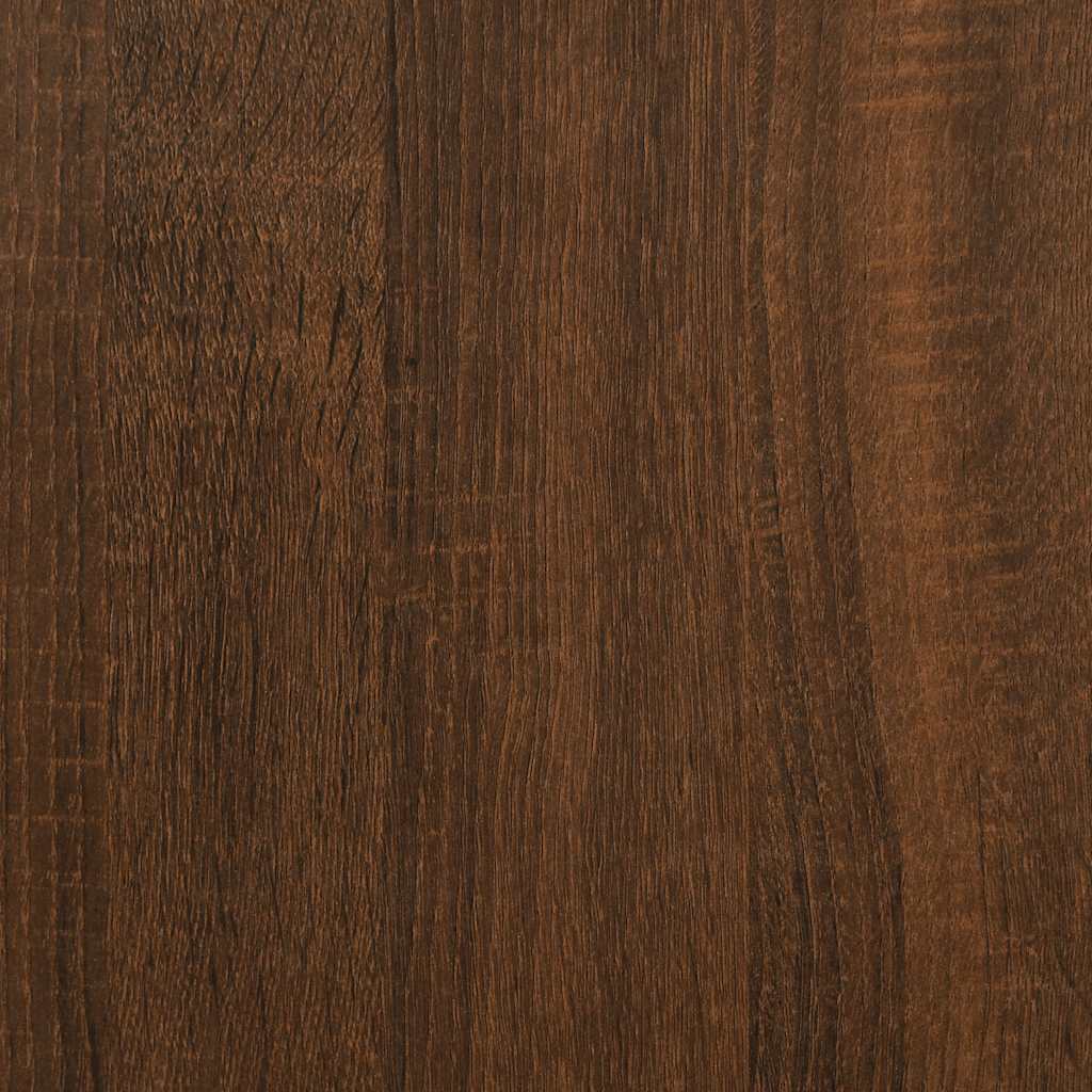 Mobile a Parete Rovere Marrone 60x36,5x35 cm Legno Multistrato