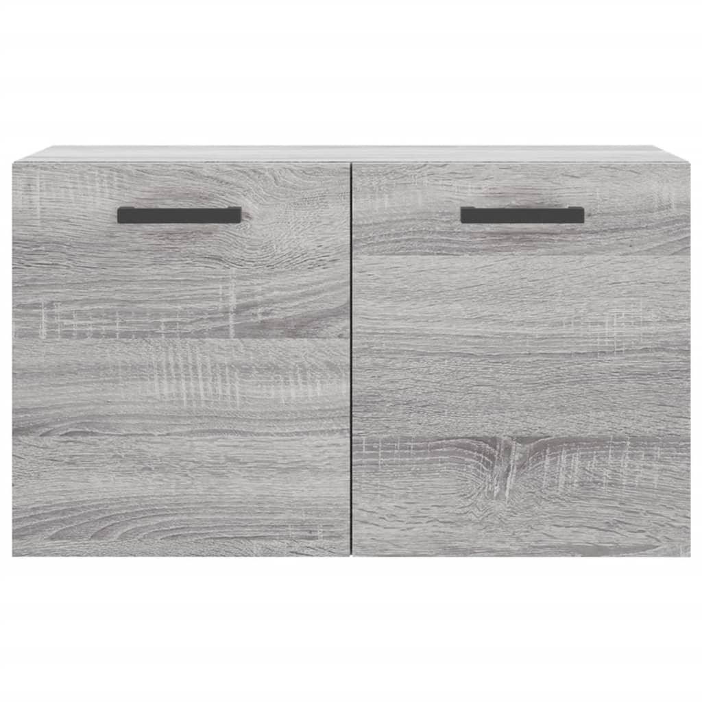Mobile a Parete Grigio Sonoma 60x36,5x35cm in Legno Multistrato