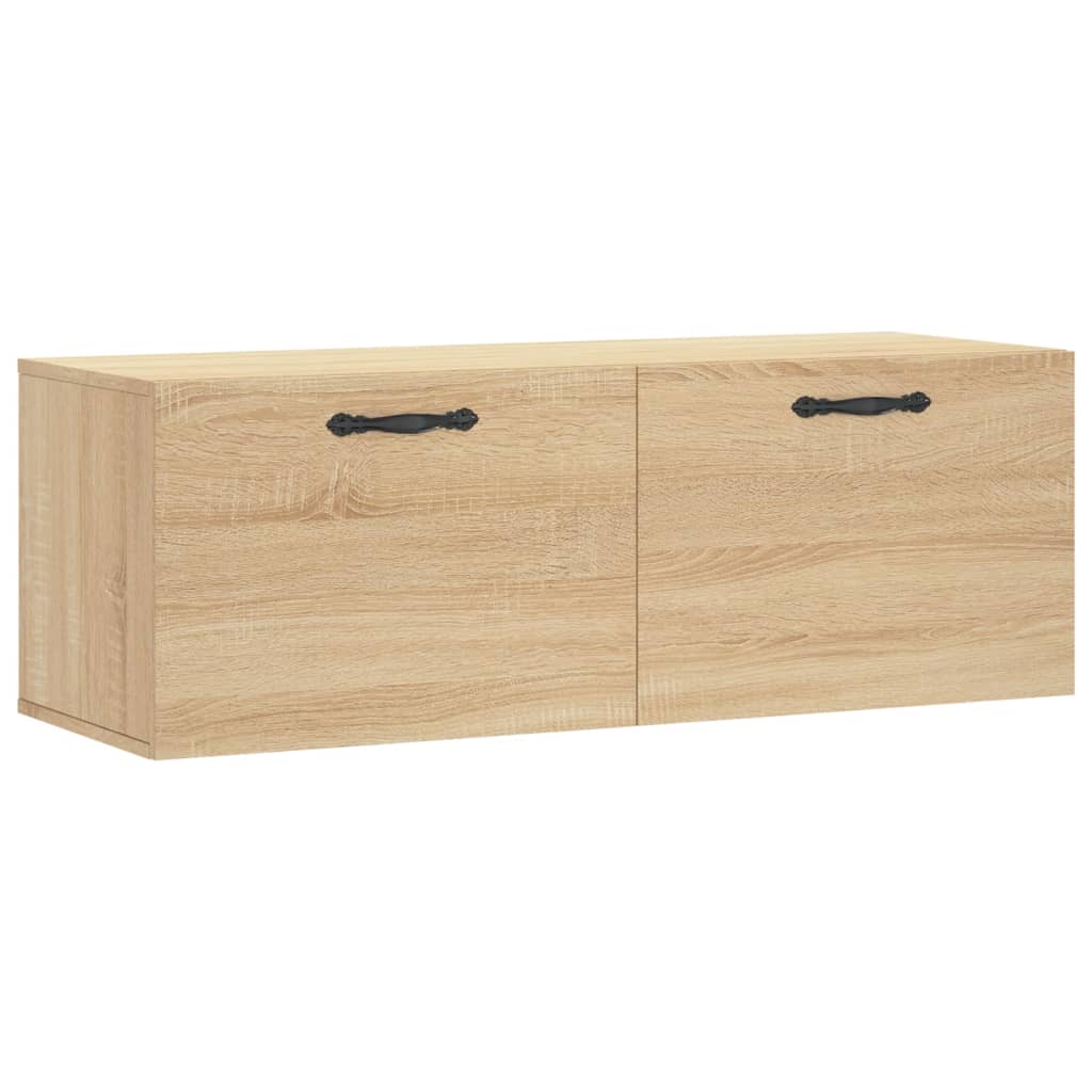 Mobile a Parete Rovere Sonoma 100x36,5x35 cm Legno Multistrato