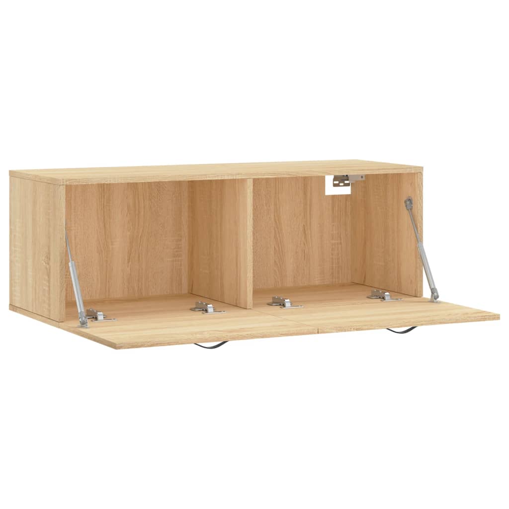 Mobile a Parete Rovere Sonoma 100x36,5x35 cm Legno Multistrato