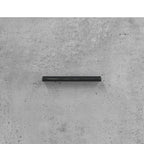 Mobile a Parete Grigio Cemento 100x36,5x35 cm Legno Multistrato