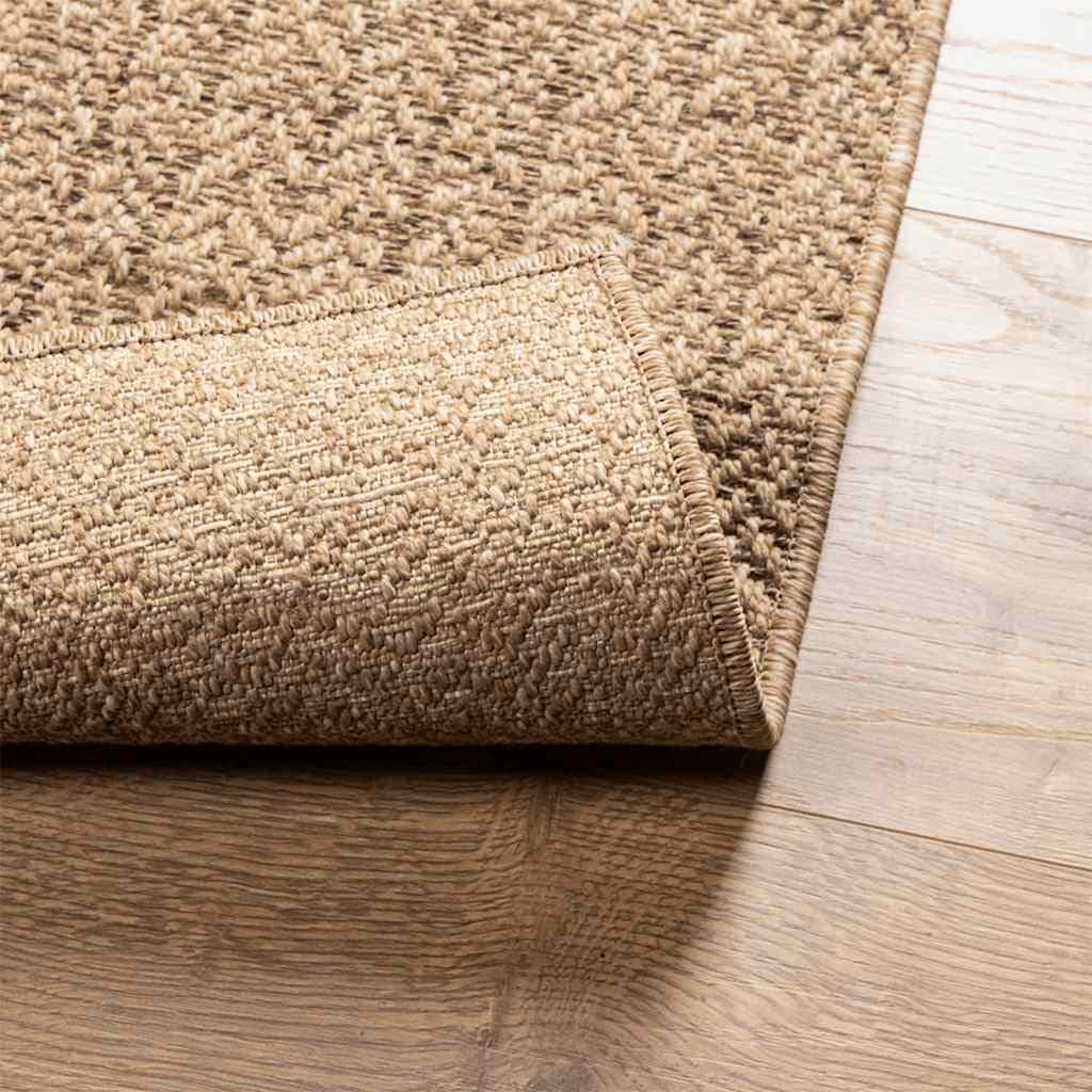 Tappeto ZIZUR 80x150 cm Aspetto Iuta per Interni ed Esterni