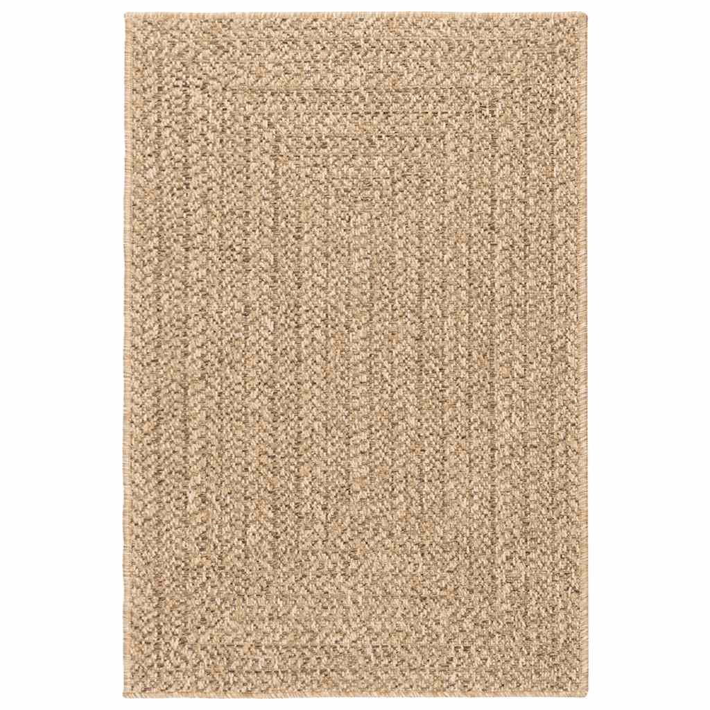 Tappeto ZIZUR 140x200 cm Aspetto Iuta per Interni ed Esterni