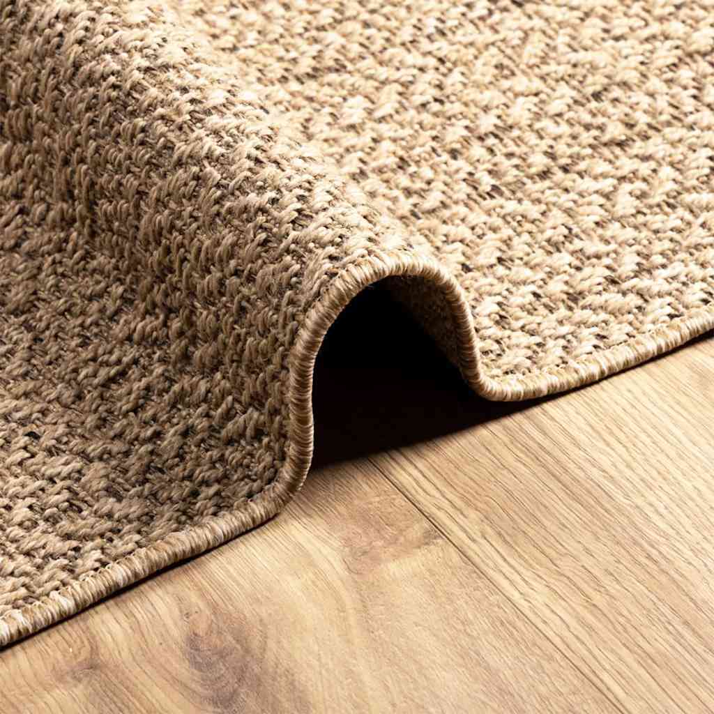 Tappeto ZIZUR 140x200 cm Aspetto Iuta per Interni ed Esterni