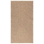 Tappeto ZIZUR 80x150 cm Aspetto Iuta per Interni ed Esterni