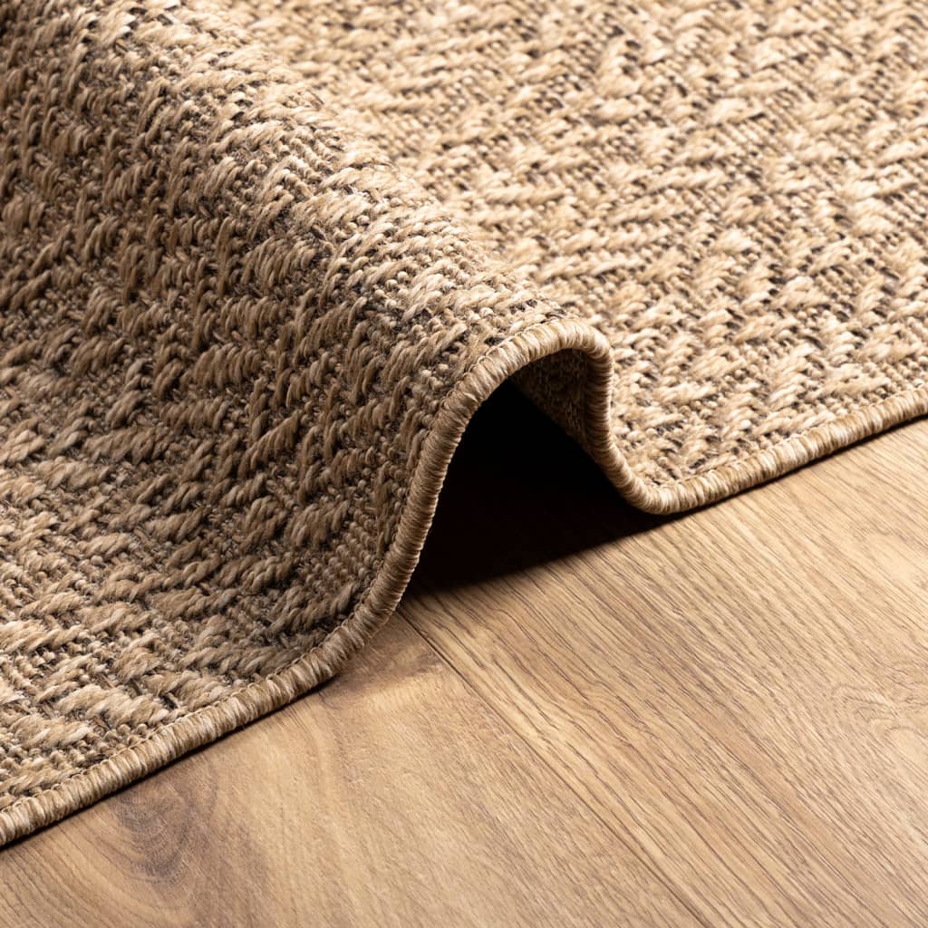 Tappeto ZIZUR 80x150 cm Aspetto Iuta per Interni ed Esterni