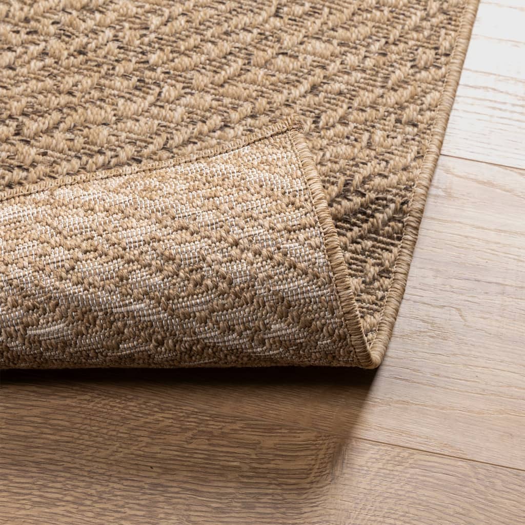 Tappeto ZIZUR 80x150 cm Aspetto Iuta per Interni ed Esterni