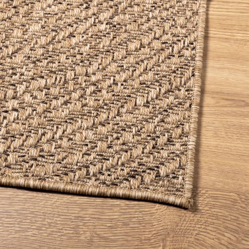 Tappeto ZIZUR 80x150 cm Aspetto Iuta per Interni ed Esterni