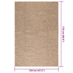 Tappeto ZIZUR 120x170 cm Aspetto Iuta per Interni ed Esterni
