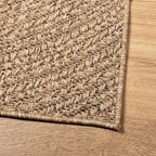 Tappeto ZIZUR 160x230 cm Aspetto Iuta per Interni ed Esterni