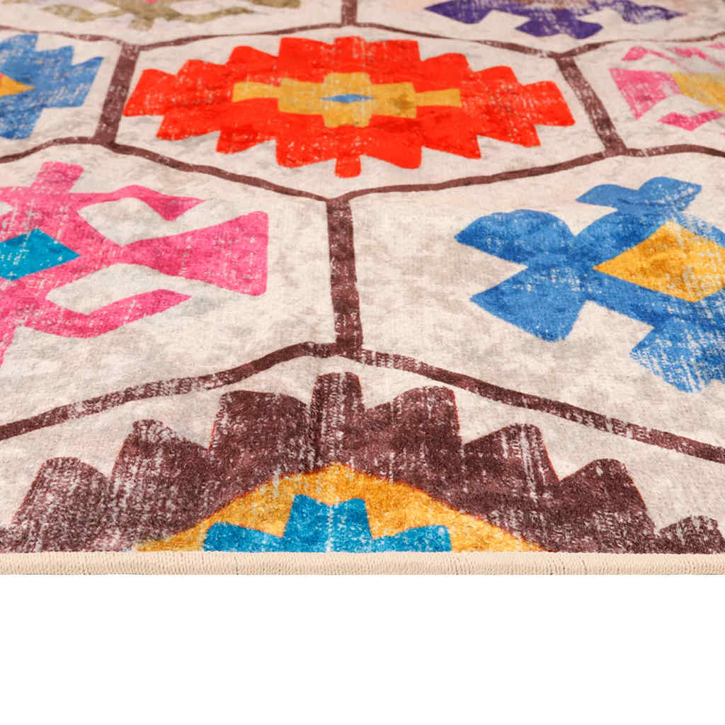 Tappeto Lavabile Multicolore 80x150 cm