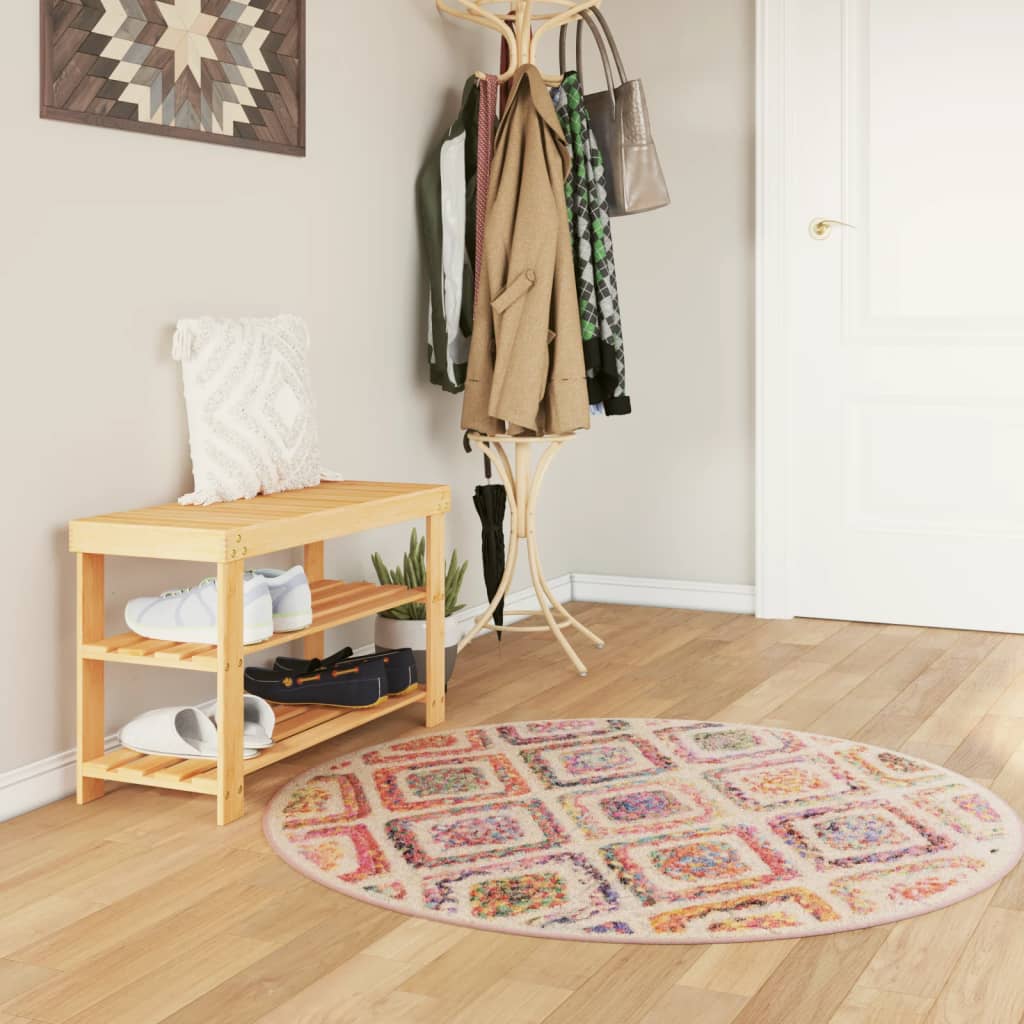 Tappeto Lavabile Multicolore Ø 120 cm