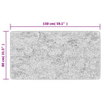 Tappeto Lavabile Multicolore 80x150 cm