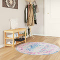 Tappeto Lavabile Multicolore Ø 120 cm