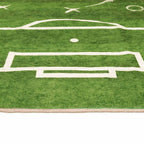 Tappeto Bambini Verde 160x230 Campo Calcio Lavabile