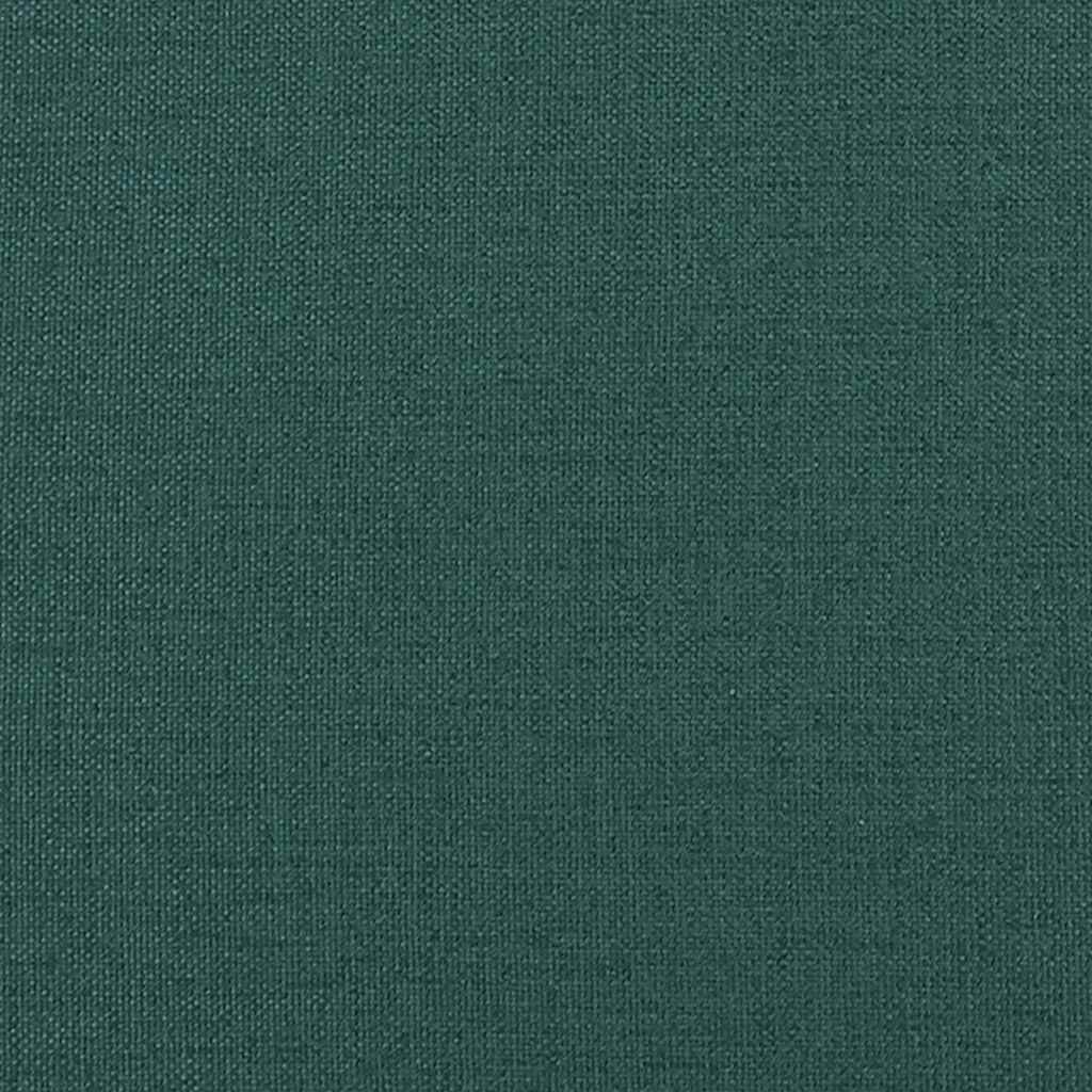 Poltrona Reclinabile Massaggio Poggiapiedi Verde Scuro Tessuto