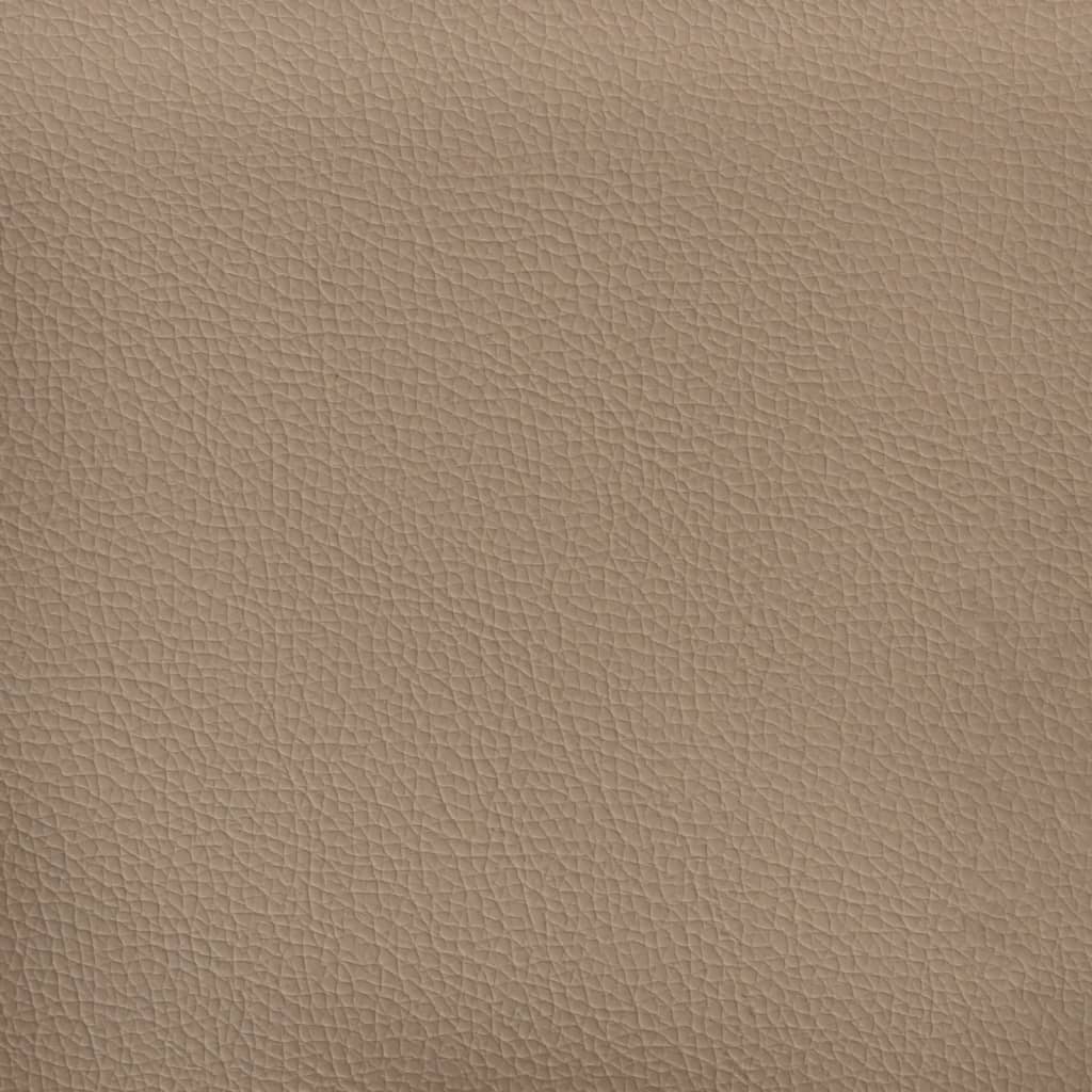 Poltrona Reclinabile con Poggiapiedi Cappuccino in Similpelle