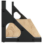 Mensole da Parete 2pz Rovere Sonoma 60x15x15,5 cm