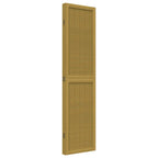 Divisorio Ambienti 4 Pannelli Marrone Legno Massello Paulownia