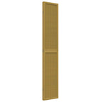 Divisorio Ambienti 4 Pannelli Marrone Legno Massello Paulownia