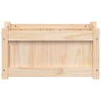 Fioriere da Giardino 2 pz in Legno Massello di Pino
