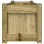 Fioriere da Giardino 2 pz in Legno di Pino Impregnato
